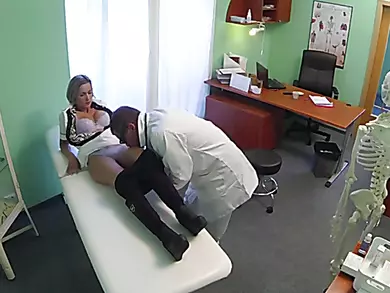 Hot Nancys unexpected fuck at the clinic