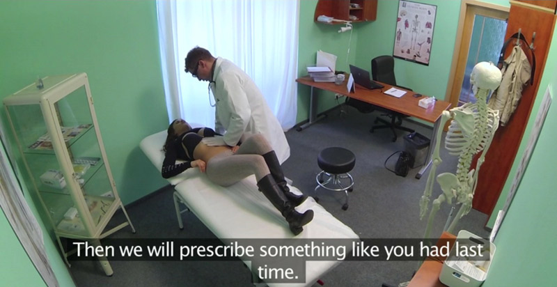 Billie gets fucked by the pervy doctor
