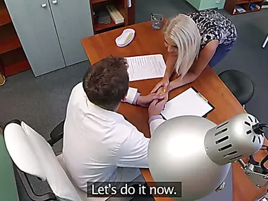 Horny doctors wife gets banged