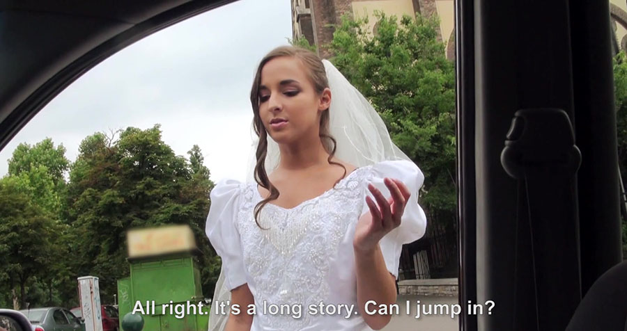 Super hot bride Amirah gets rejected and she gets picked up by a stranger