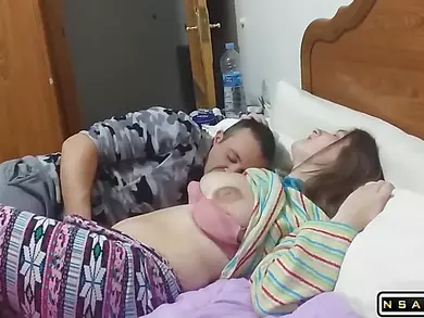Authentic couple I try her big tits and sip her breast milk I fuck hard