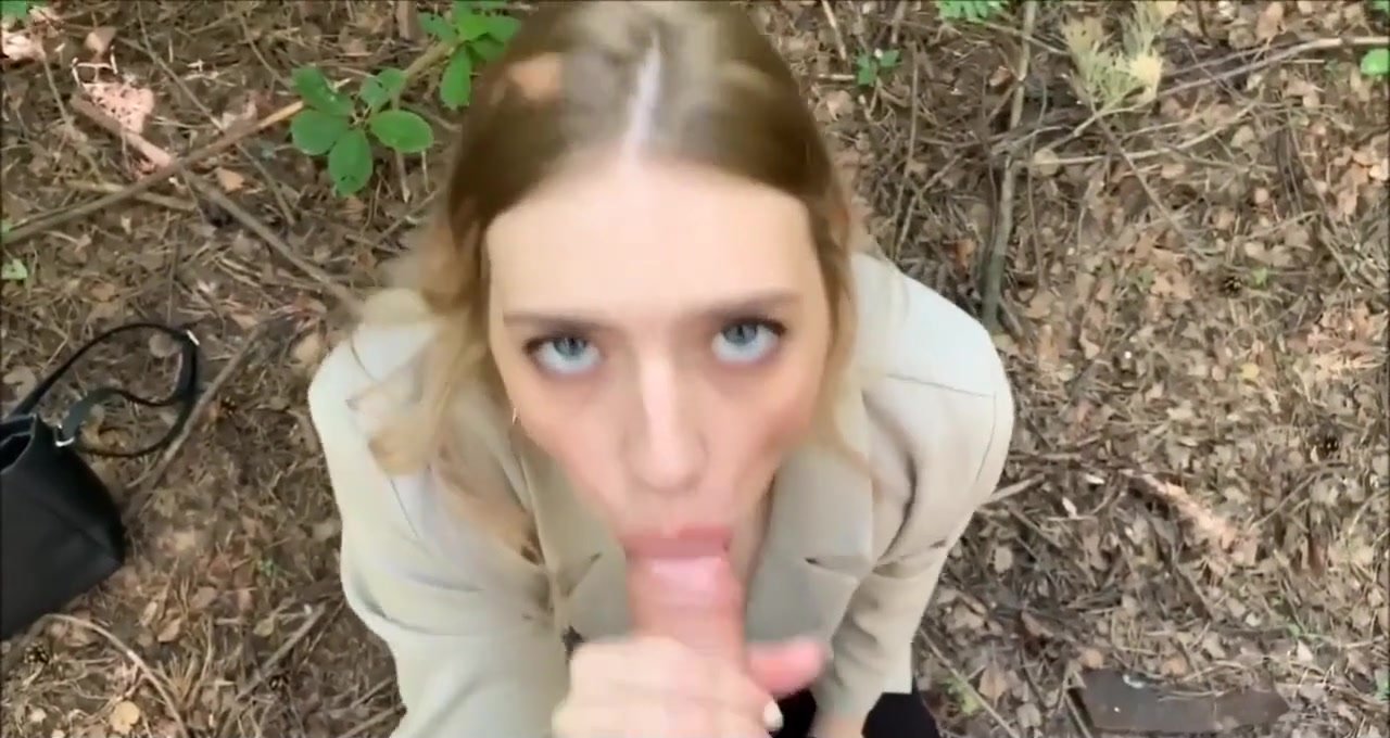 Blow job in the forest Part2