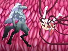 Caught hentai drilled by tentacles and furry anime