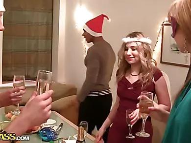 Orgy at the Christmas party
